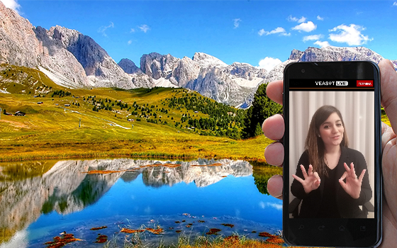 AULSS1 Dolomiti e interpreti LIS sempre disponibili anche in montagna: ecco la soluzione